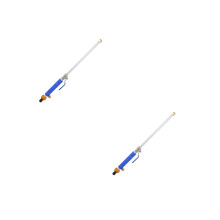 2Pcs Blue Gardening Sprayer High Pressure Aluminum Car Wash Tool