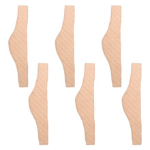 6St Wasbare Inlegzolen, Comfortabele Khaki Zweetabsorberende Pads