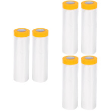 6Rolls Clear Window Seal Kit for Winter with Adhesive Tape