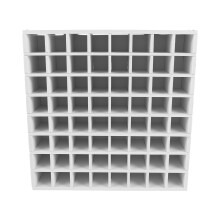 64Gats Wit Staand Verfrek Voor 2Oz Acrylverf Flessen