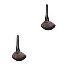 2Pcs Professional Barber Hair Brush Black Neck Duster for Salon