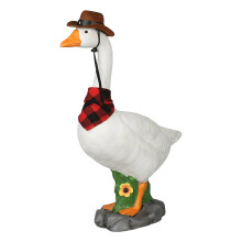 Fun Duck Form Durable Synthetic Piece For Porch garden