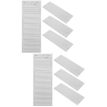 8St Wit Notepad Voor Plannen En Snelle Aantekeningen