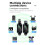 Wireless Microphone Converter XLR Transmitter and Receiver for Dynamic Microphone Guitar Receiver Transmission Adapter 3