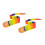 Throw and Catchrd Ball with Rainbows Tail For Kids-Orange 1