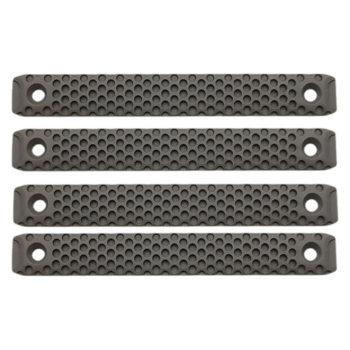 4 Stück Schienen-Handschutz mit-Ein 12 cm großes Grün