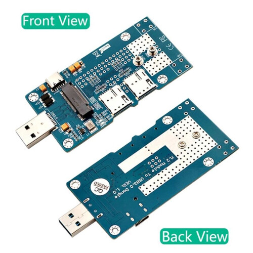 NGFF(M.2) to USB 3.0 Adapter with Dual  SIM Card Support 3G/4G/5G/LTE Module Suitable for Desktop Computers 1
