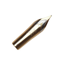 10 Stück Metall-Füllfederhalterspitzen,-Helle Spitze Gold 0,5