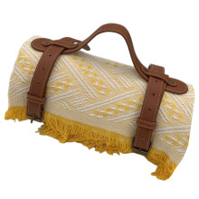 Soft Acrylic Camping 180X130Cm Moisture Resistant-white yellow