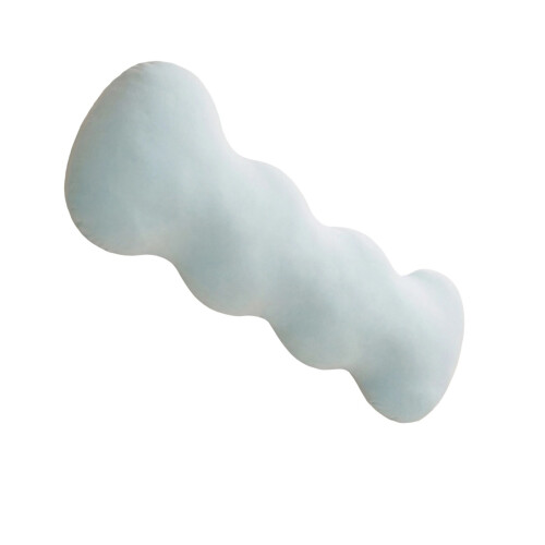 Oreiller de corps long d'été doux et de-Bleu mer 100X48CM