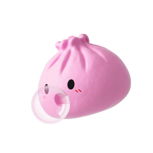 Lovely Steamed Bun Design Sensory Squeeze Stretchy Toy-Pink B