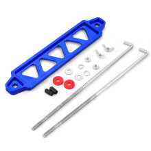 Support de batterie en aluminium fiable et jeu de crochets-Bleu