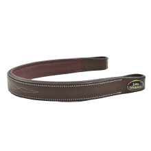 (Small Pony, Havana) John Whitaker Pick N Mix Leather Flat Horse Browband