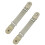 Ensemble de 2 ceintures sans couture, matériau PU souple,-Beige 1