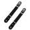 Ceinture de réglage de la taille mains libres, 2 pièces,-Noir 1