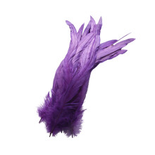 Plumage naturel 40 pièces, 25 à 30Cm, idéal pour les-Violet