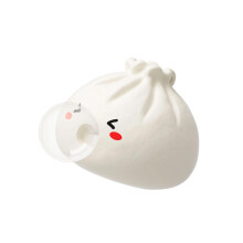 Jouet de compression de Massage de conception de chignon-Blanc B