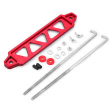 Aluminum Battery Securing Bracket And J Hook For Car Truck-Red