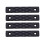 4Pcs Light Weight Nylon Rails Panel Handguard-B 8cm Black 1