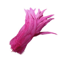 40Pcs White Plumage 25 30Cm For Stage And Wedding Use-Rose
