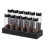 Coffee Beans Storage Container Display Rack Walnut Tea Tube Bottle Glass Espresso Coffee Accessories Tool 1