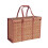 Picnic Woven Basket Storage Bag Handle Folded Fruit Shopping Food Handle Foldable Bamboo Basket 1