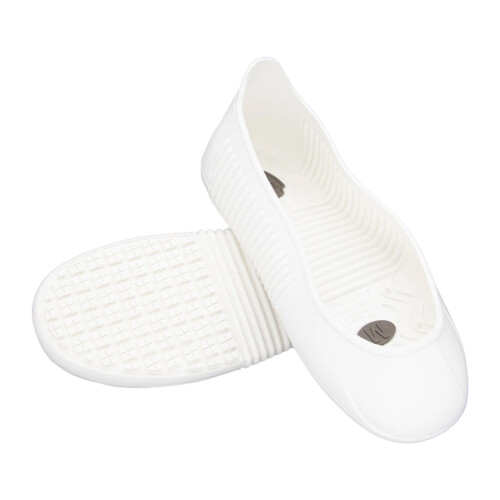 Slip Resistant Protective Shoe Covers Ideal For-White M
