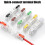10Pcs Transparent Push In Wire Connector Cable Terminals-Orange 3