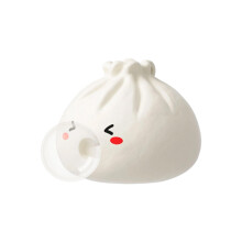 Elastic Dim Sum Theme Hand Relaxation Squeeze Toy Helps-White B