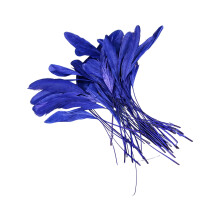 50Pcs Bright Colored Plumage 12 18CM Great For-Royal Blue