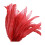 40Pcs Delicate White Plumage 25 30Cm Best For Creative Art-Red 1