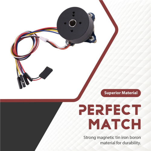 2804 Hollow Shaft Brushless  Motor with AS5600 Magnetic Encoder Hall Sensor Outer Rotor BLDC Motor Kit 2