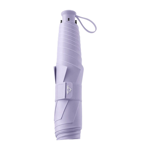Convenient Folding Umbrella With Fast Drying Fabric And-Purple