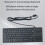 80 Keys USB Wired Keyboard Ultra Thin  Compact Touch Keyboard HUB Function Wired Touch Keyboard 2