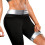 Schweißabsorbierende Damen-Shorts, hohe Taille,-Silber S 1