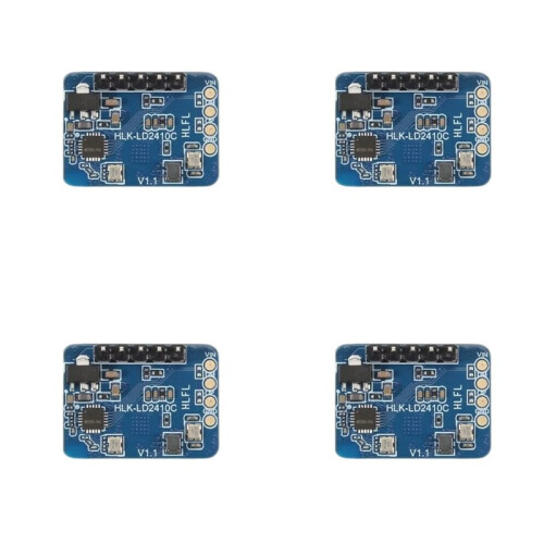 4X LD2410C 24G  Human Presence Sensor FMCW  Millimeter Wave Motion Detection Module DC5V 1