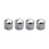 12X Guitar Dome Control Knobs for  Tele Replacement, Silver 2