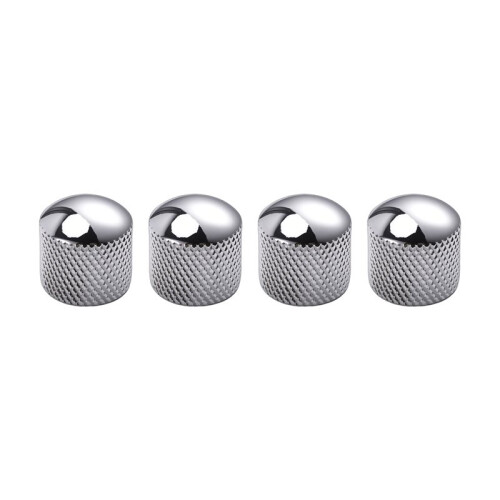 12X Guitar Dome Control Knobs for  Tele Replacement, Silver 1