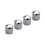 12X Guitar Dome Control Knobs for  Tele Replacement, Silver 3