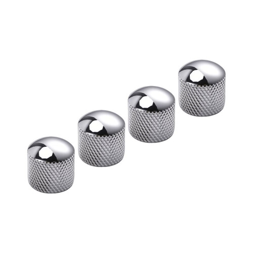 12X Guitar Dome Control Knobs for  Tele Replacement, Silver 2