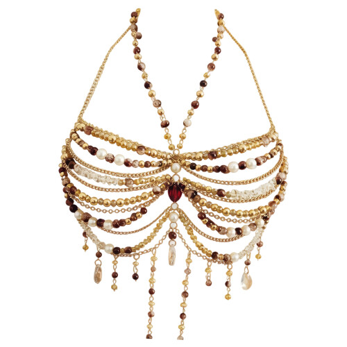 Portable Comfortable Wearable Art For Dance-brown os