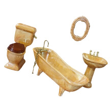 Keramik-Puppenhäuser-Badezimmermodell-Set mit-orang3
