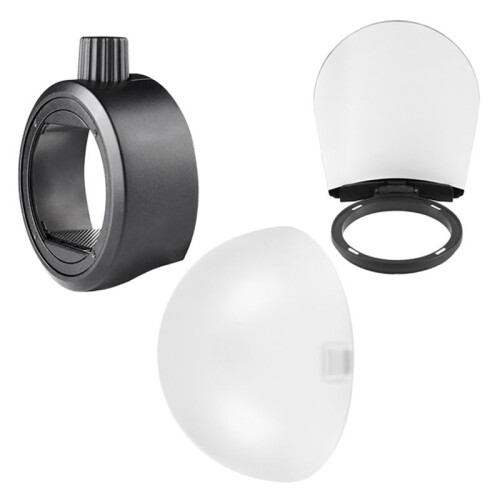 Dome Diffuser Bounce Card Flash Adapter Kit Compatible for  AD200 for    Camera Flash Accessories