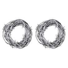 Vervalsingen Verroeste Prikkeldraadversieringen-Zilver 2