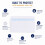 DL Plain White Envelopes (500 Pack) - DL Self-Seal Wallet, 100gsm, 110x220mm 5