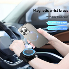 Portable Wrist Magnetic Phone Stand Flexible Tools Stand Smartphone Compatible Silicone Android Breathable