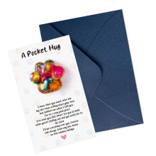 Emotional Support Plush Mini Paws Print Memorial-color