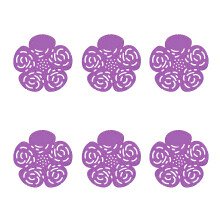 Tampon désodorisant urinoir pour hommes, 6 pièces,-Violet