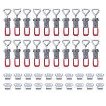20 Pack Adjustable Toggle  Clamp 4001, 330 Lbs Holding Capacity, Heavy Duty Quick Release Pull  Toggle Clamp