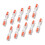 10Pcs Transparent Push In Wire Connector Cable Terminals-Orange 1